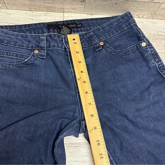 Calvin Klein Straight Denim Shorts | Blue | Size 28/6 - Picture 9 of 11